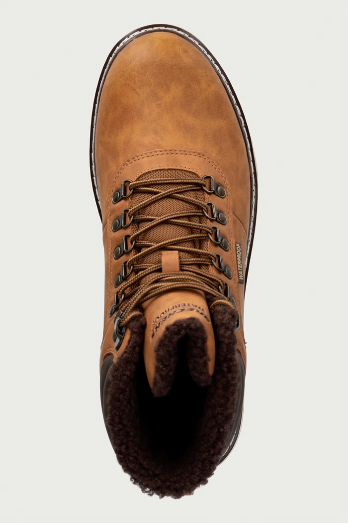 Trapery męskie CORADO - MEMPHIS Skechers 205623 brązowy
