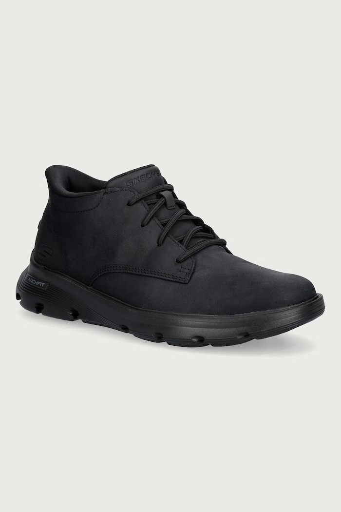 Skechers GARZA-RIDLEY sneakers pentru bărbați din piele negru 205514