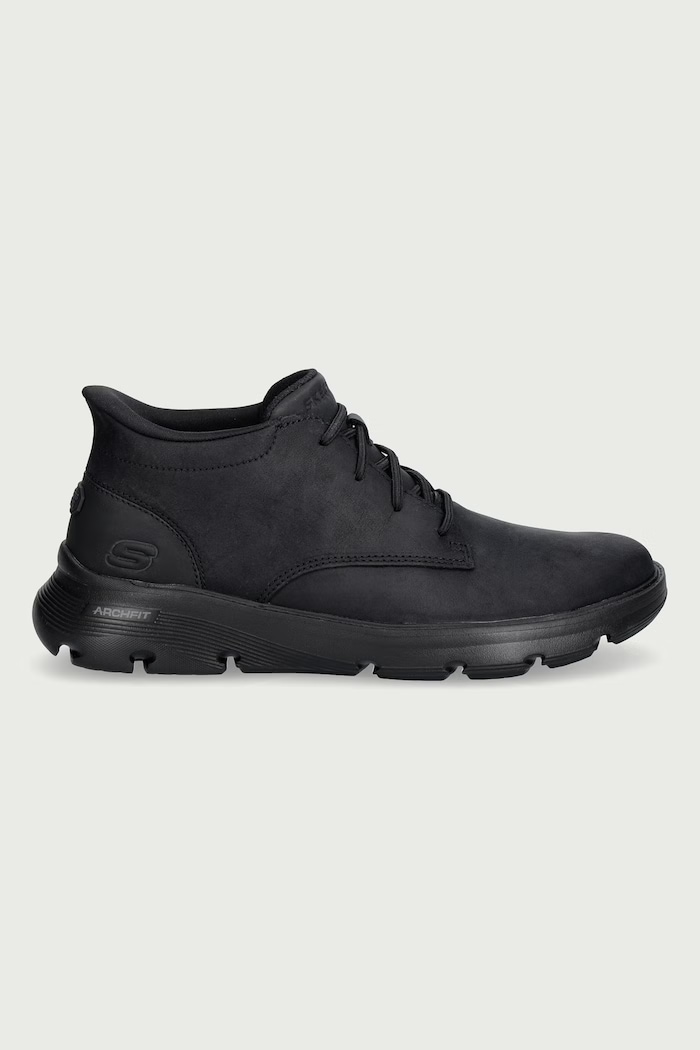 Skechers GARZA-RIDLEY sneakers pentru bărbați din piele 205514 negru AW26