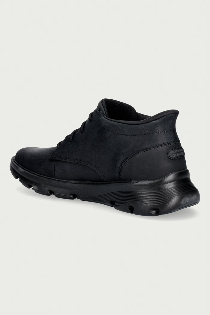 Obuwie Skechers GARZA-RIDLEY sneakersy męskie skórzane 205514 czarny