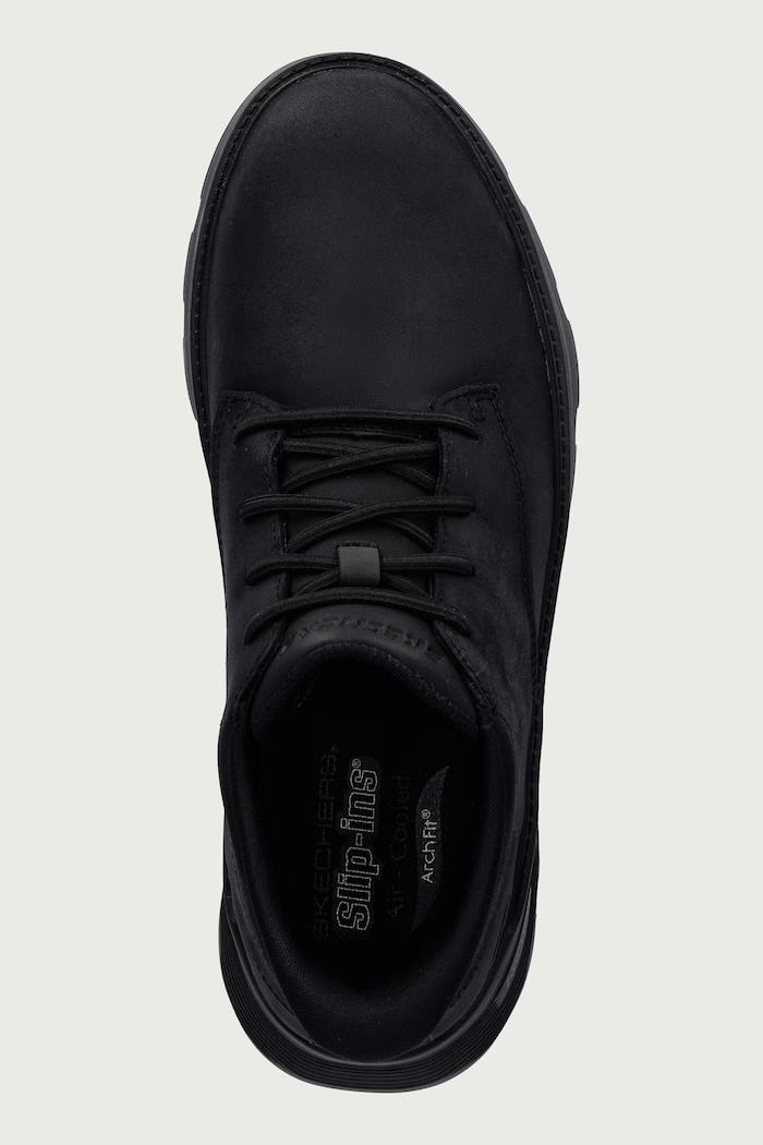 GARZA-RIDLEY sneakers pentru bărbați din piele Skechers 205514 negru