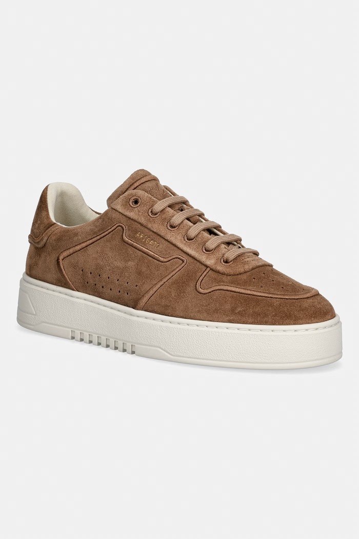 Axel Arigato Orbit Embroidery sneakersy męskie zamszowe brązowy F3414002
