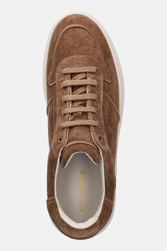 Axel Arigato Orbit Embroidery sneakersy męskie zamszowe brązowy F3414002