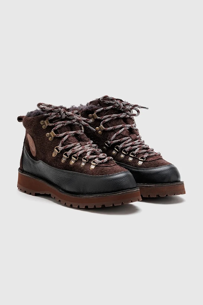 Naked Wolfe Turistické topánky pánske semišové Subzero Subzero.Brown.Leather hnedá AW26
