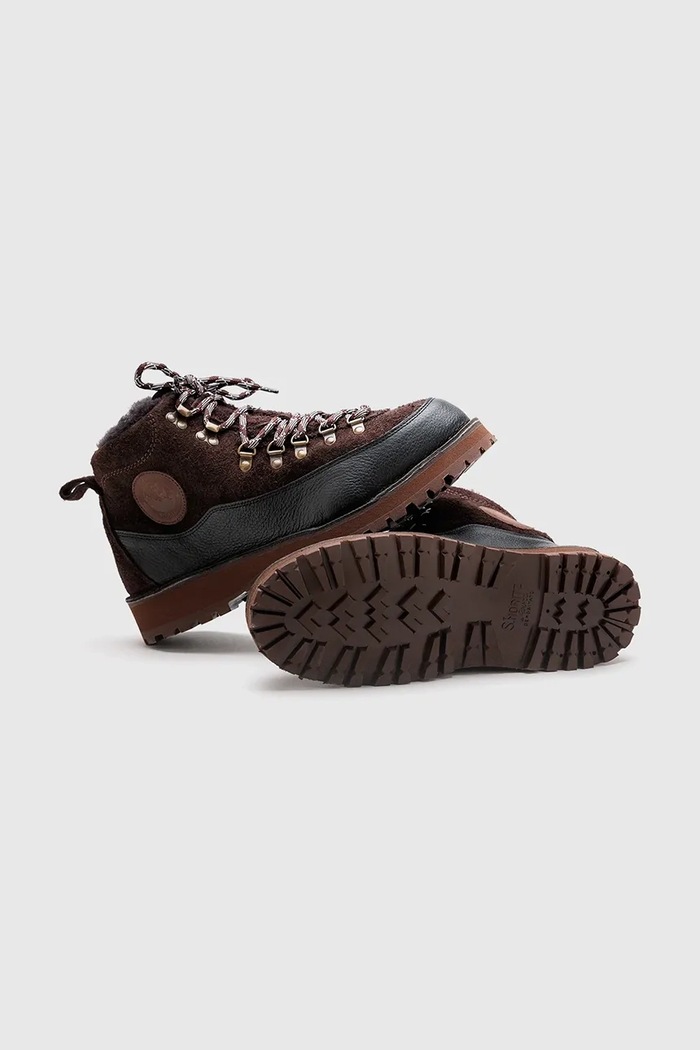 Obuv Naked Wolfe Turistické topánky pánske semišové Subzero Subzero.Brown.Leather hnedá