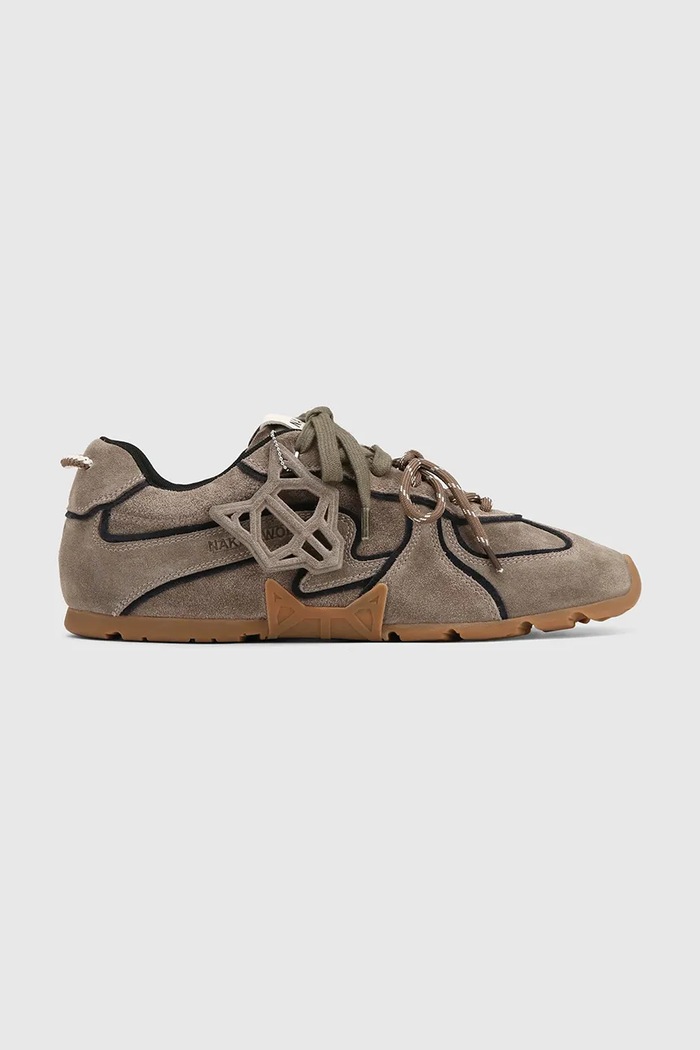 Naked Wolfe Ace sneakersy męskie zamszowe brązowy Ace.Mushroom.Suede