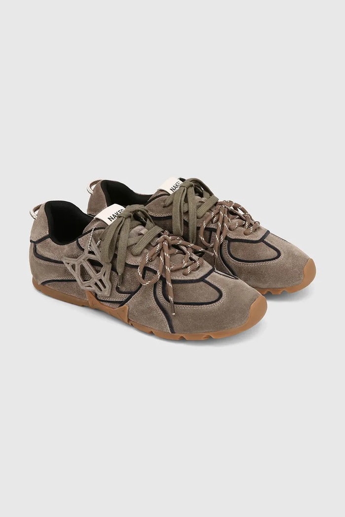 Naked Wolfe Ace sneakersy męskie zamszowe Ace.Mushroom.Suede brązowy AW26