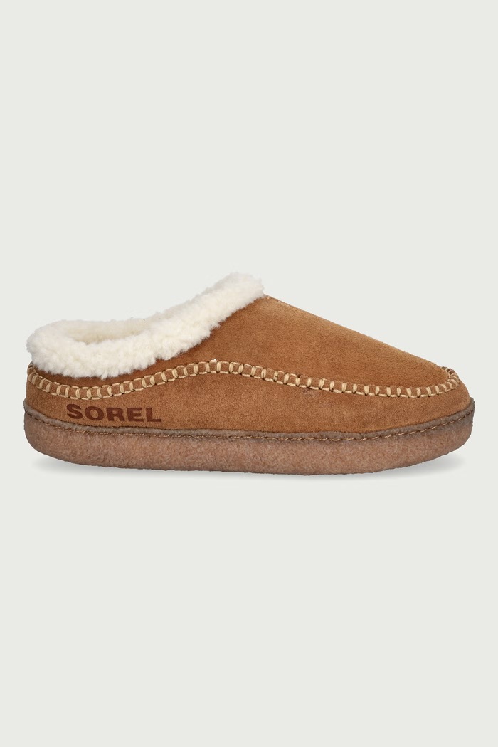 Sorel Kapcie męskie zamszowe LANNER RIDGE III 2176521242 brązowy AW26