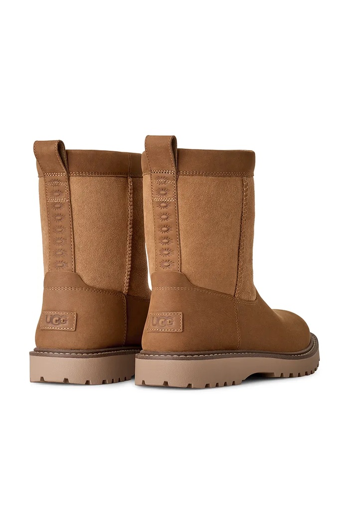 Παπούτσια UGG M Birch Boot II μπότες χιονιού ανδρικές νουμπούκ 1180234.CHE καφέ