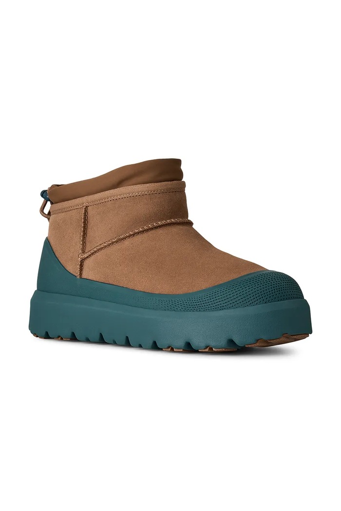 UGG M Classic Ultra Mini Weather Hybrid snežni čevlji moški semišasti 1174196.CTMR rjava AW26