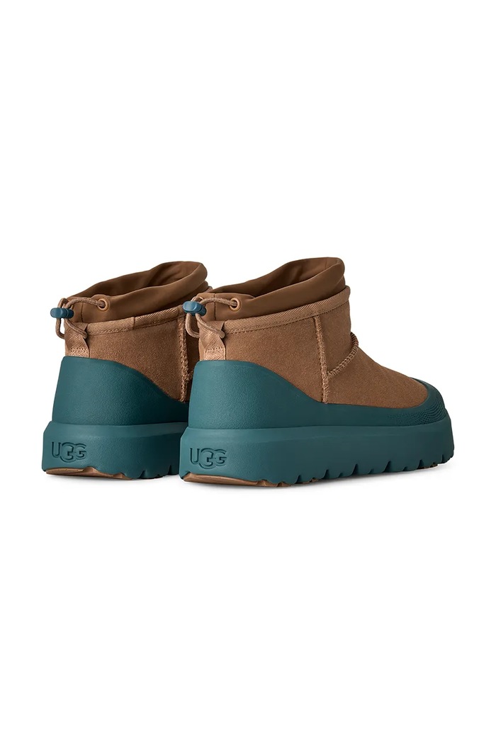 Obutev UGG M Classic Ultra Mini Weather Hybrid snežni čevlji moški semišasti 1174196.CTMR rjava
