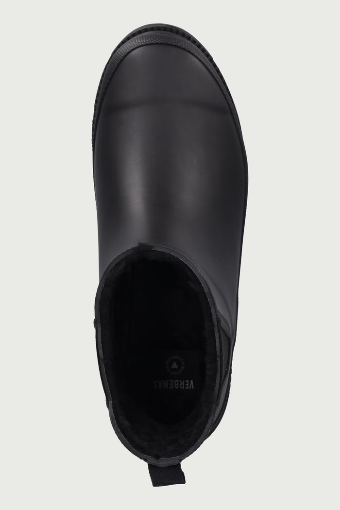 Gumene čizme za muškarce LUKA FUR SMOOTH Verbenas 9502181199.BLACK crna