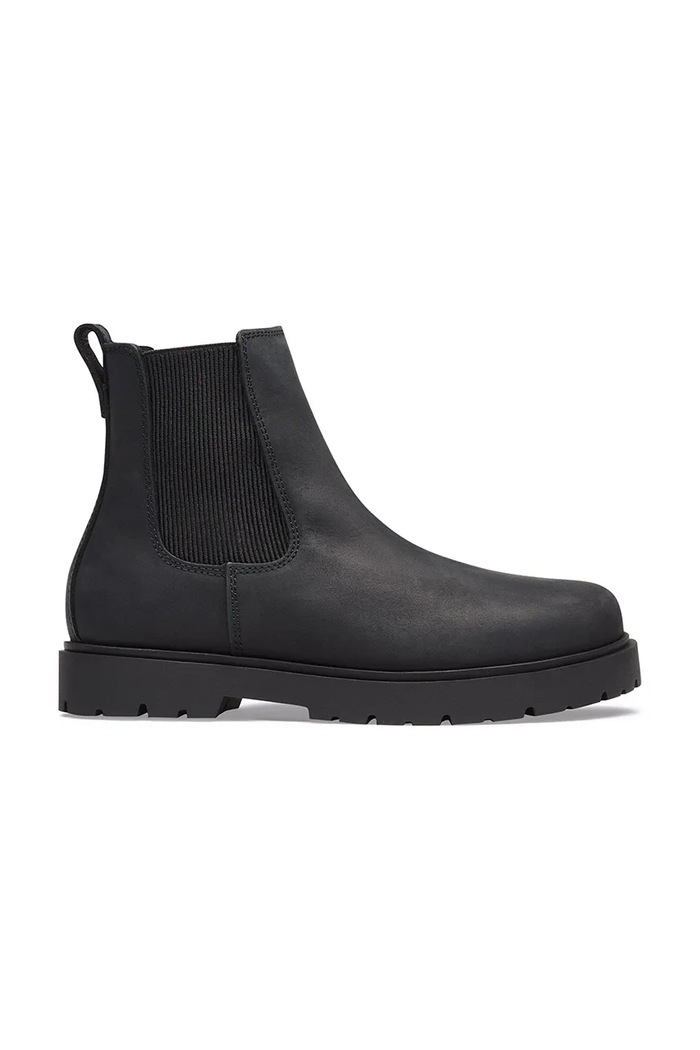 Birkenstock Highwood Slip On Mid LEOI sztyblety męskie skórzane czarny 1033118