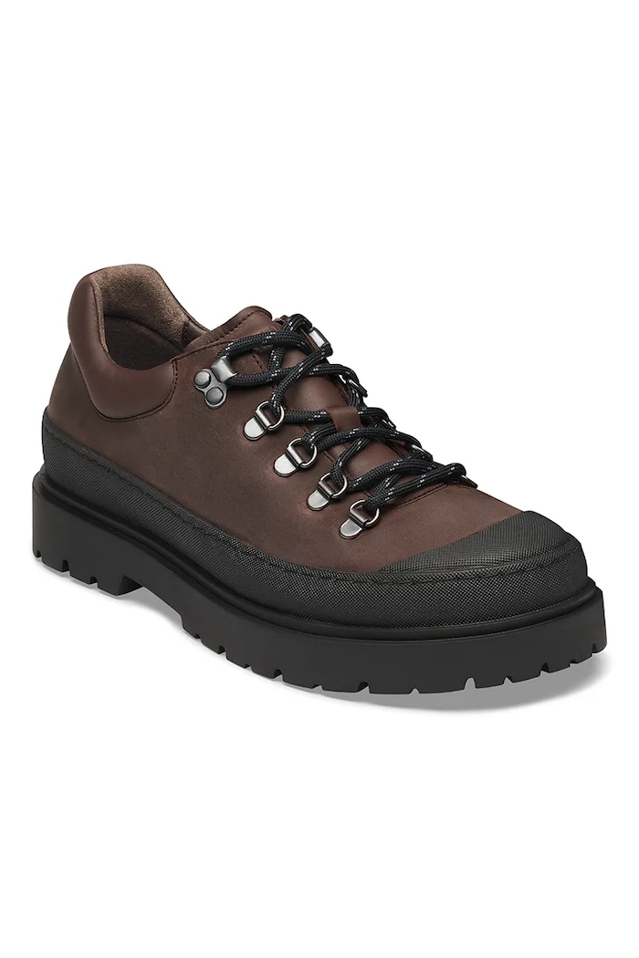 Birkenstock Prescott Lace Low LEOI półbuty męskie skórzane 1032826 brązowy AW26