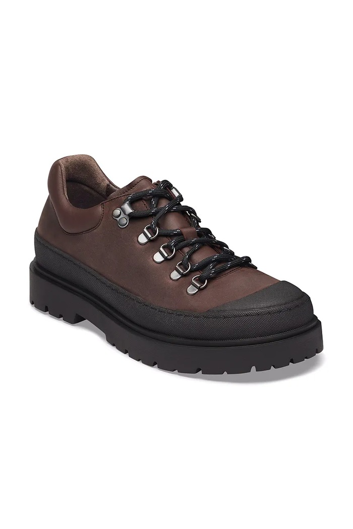 Birkenstock Prescott Lace Low LEOI cipele za muškarce od kože 1032826 smeđa AW26