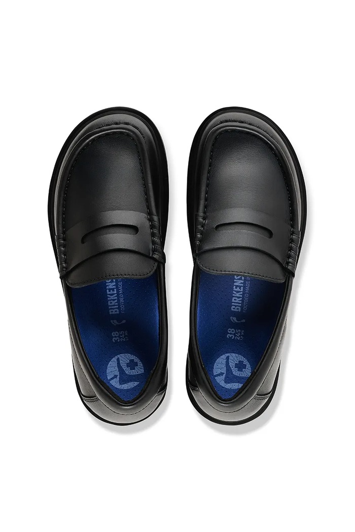 Obuwie Birkenstock Highwood Loafer LENA loafersy męskie skórzane 1032594 czarny