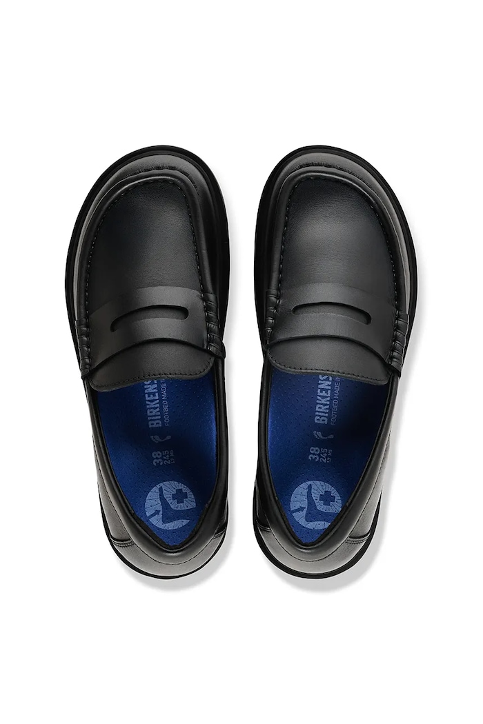 Obuwie Birkenstock Highwood Loafer LENA loafersy męskie skórzane 1032594 czarny