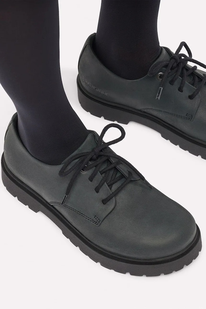 Birkenstock Highwood Lace Low LEOI mokasyny męskie skórzane 1033117.