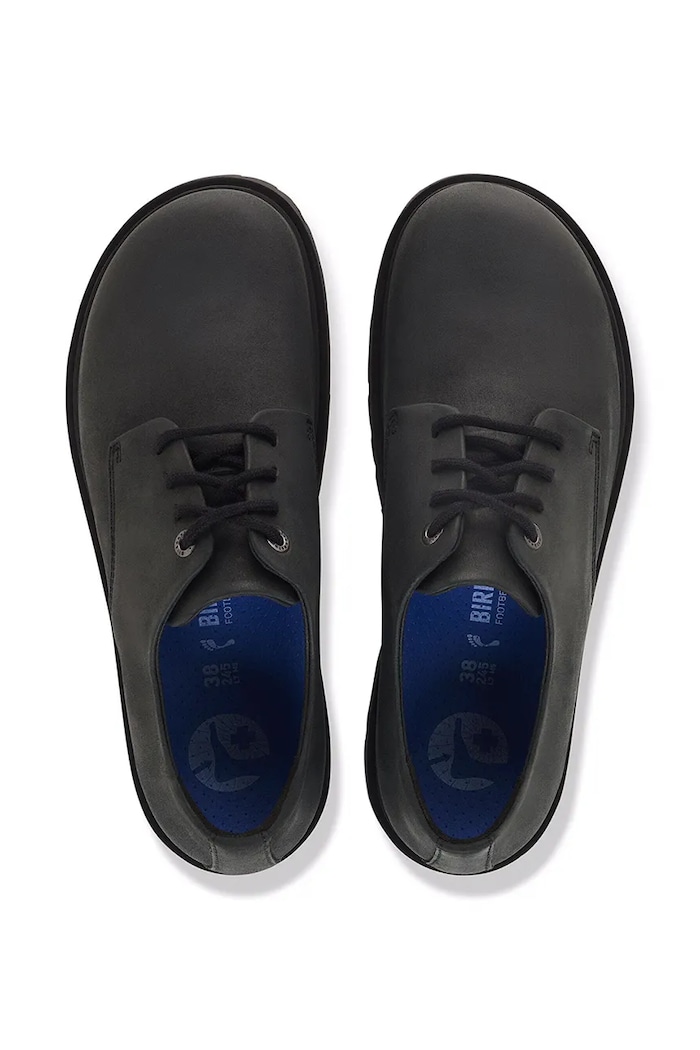 Highwood Lace Low LEOI mokasyny męskie skórzane Birkenstock czarny 1033117.