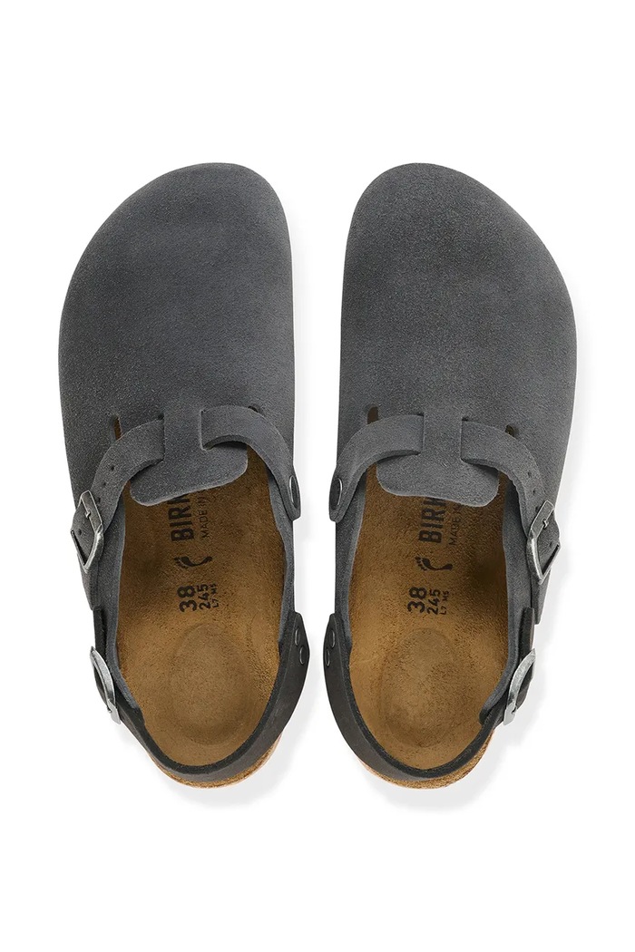 Obuwie Birkenstock Tokio LEVE sandały męskie zamszowe 1032400 szary