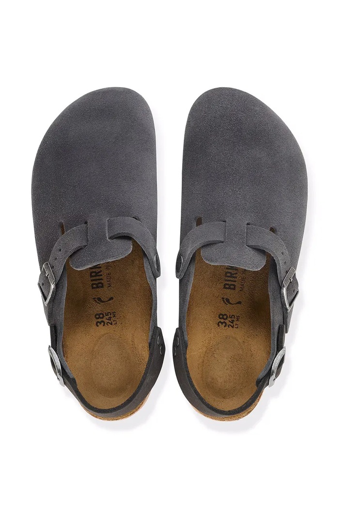 Birkenstock Tokio LEVE sandály pánské semišové 1032400 šedá