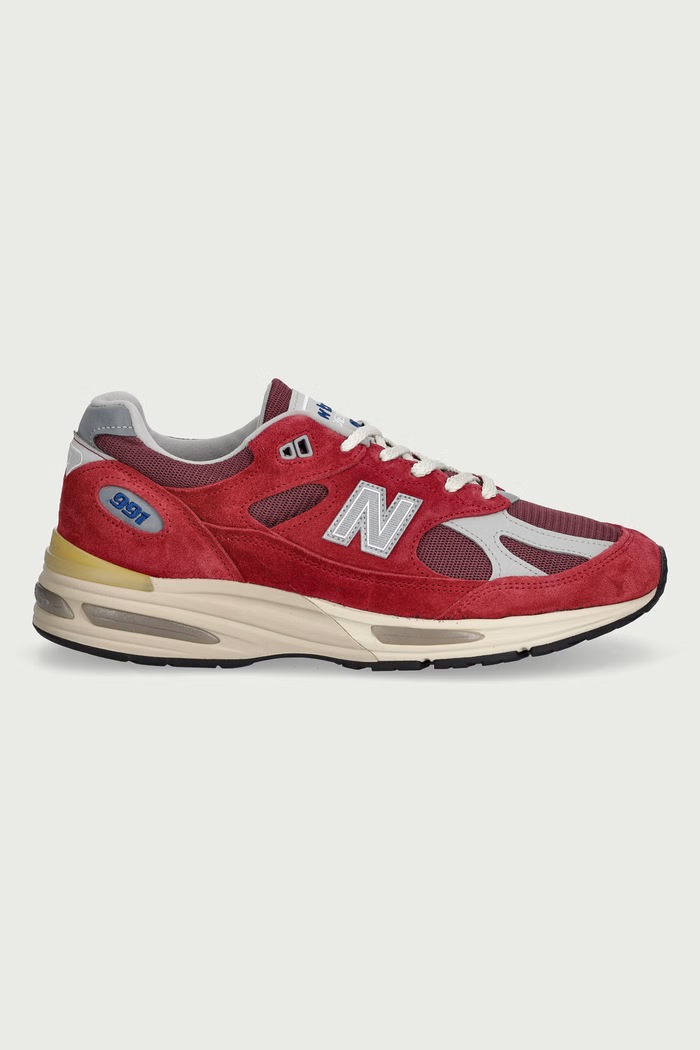 New Balance Made in UK sneakersy męskie U991RS2 czerwony AW26