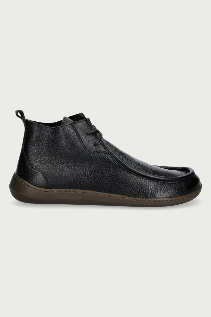 Fly London Половинки обувки мъжки от кожа COUT782FLY P601782000 черен AW26
