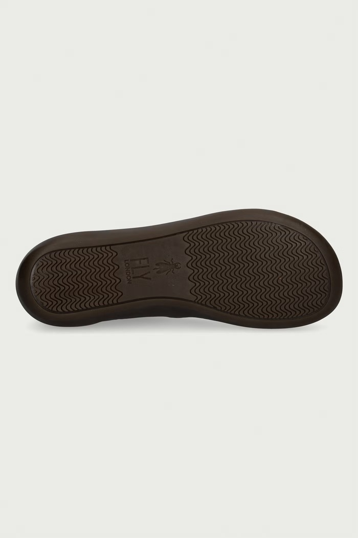 Половинки обувки мъжки от кожа COUT782FLY Fly London черен P601782000
