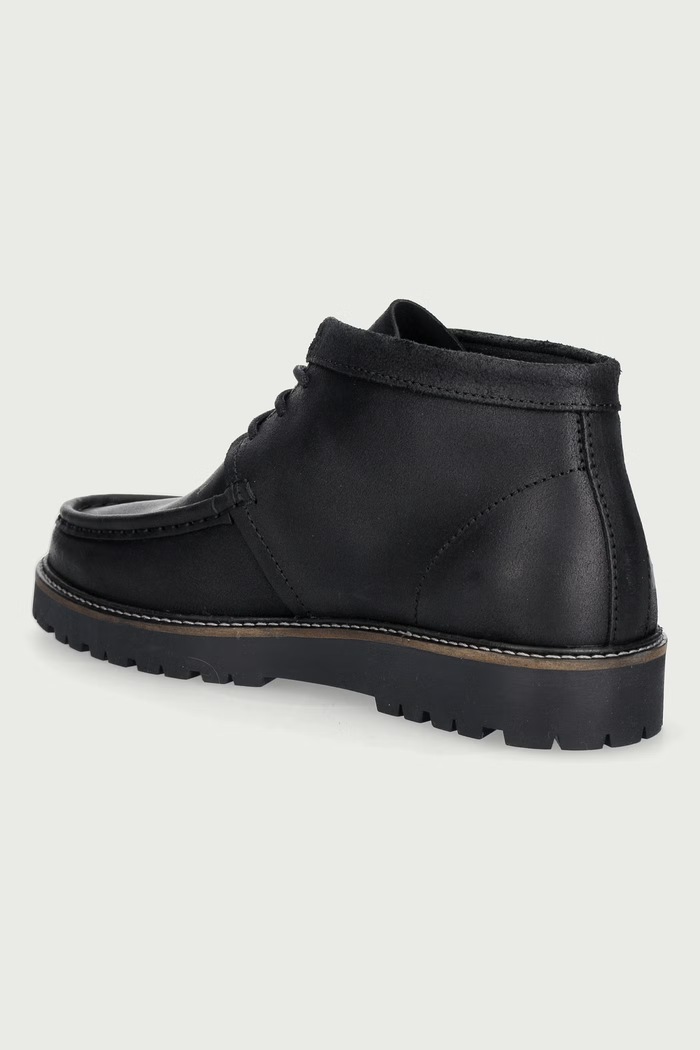 Obuwie Fred Perry Półbuty męskie skórzane Kenney Mid B3436.102 czarny