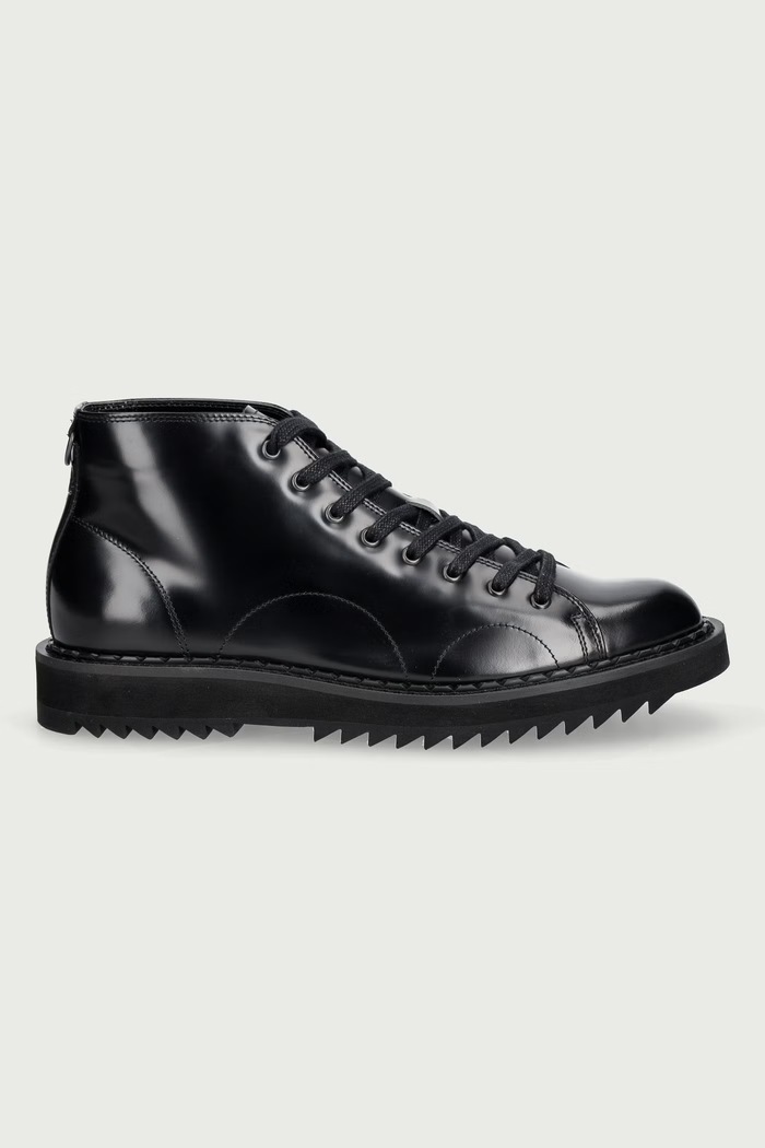 Fred Perry Buty męskie skórzane G Cox x FP Monkey SB3401.102 czarny AW26