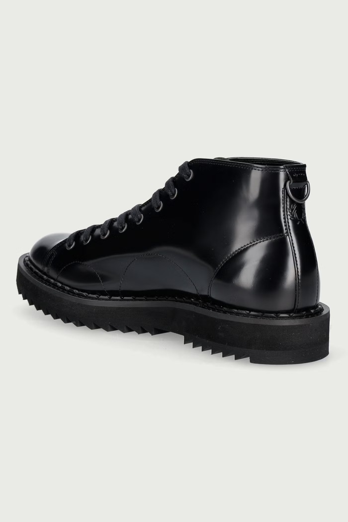 Obuwie Fred Perry Buty męskie skórzane G Cox x FP Monkey SB3401.102 czarny