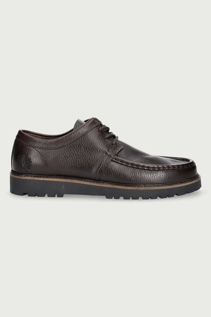 Fred Perry Kenney Low półbuty męskie skórzane B3435.33C brązowy AW26
