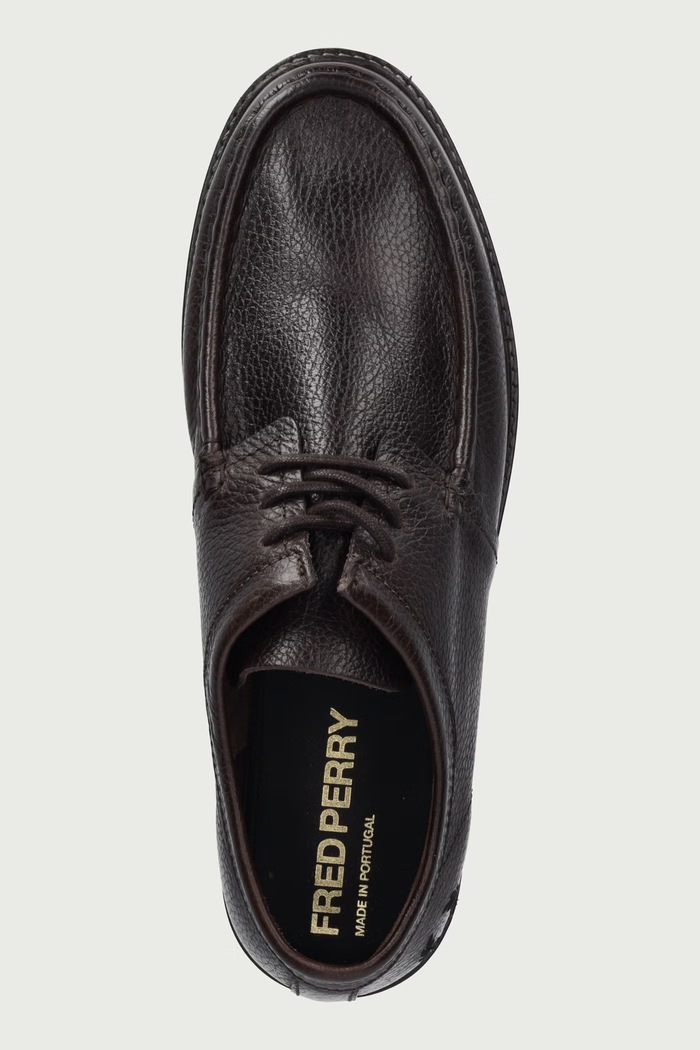 Kenney Low półbuty męskie skórzane Fred Perry B3435.33C brązowy