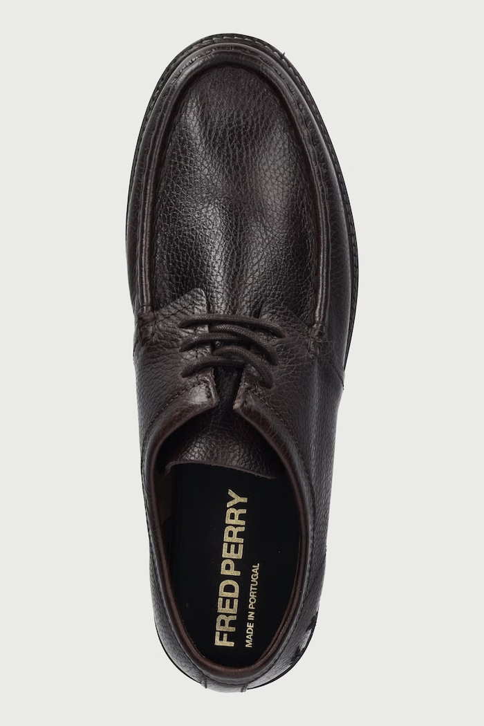 Kenney Low półbuty męskie skórzane Fred Perry B3435.33C brązowy