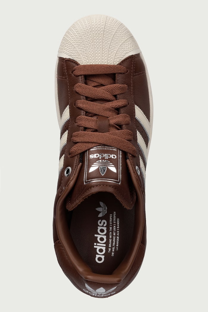 Superstar II sneakers Men's leather adidas Originals KK4724 brown