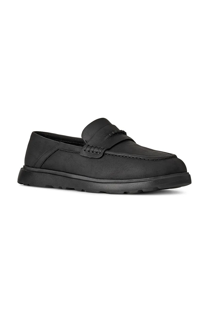 UGG Loafery pánske nubukové M Shep Penny Loafer 1187432.BLK čierna AW26