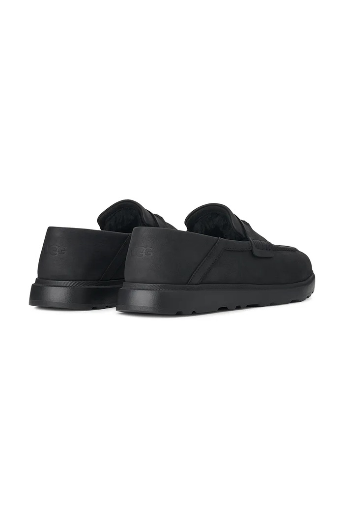 Obuv UGG Loafery pánske nubukové M Shep Penny Loafer 1187432.BLK čierna