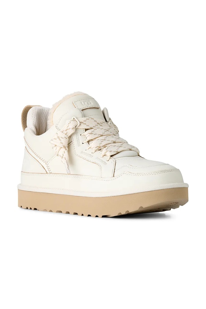 UGG M Lowmel Contrast sneakers pánske kožené 1180592.JMP biela AW26