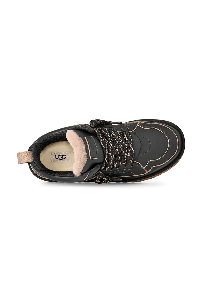 M Lowmel Contrast sneakers pánske kožené UGG čierna 1180592.BKMP