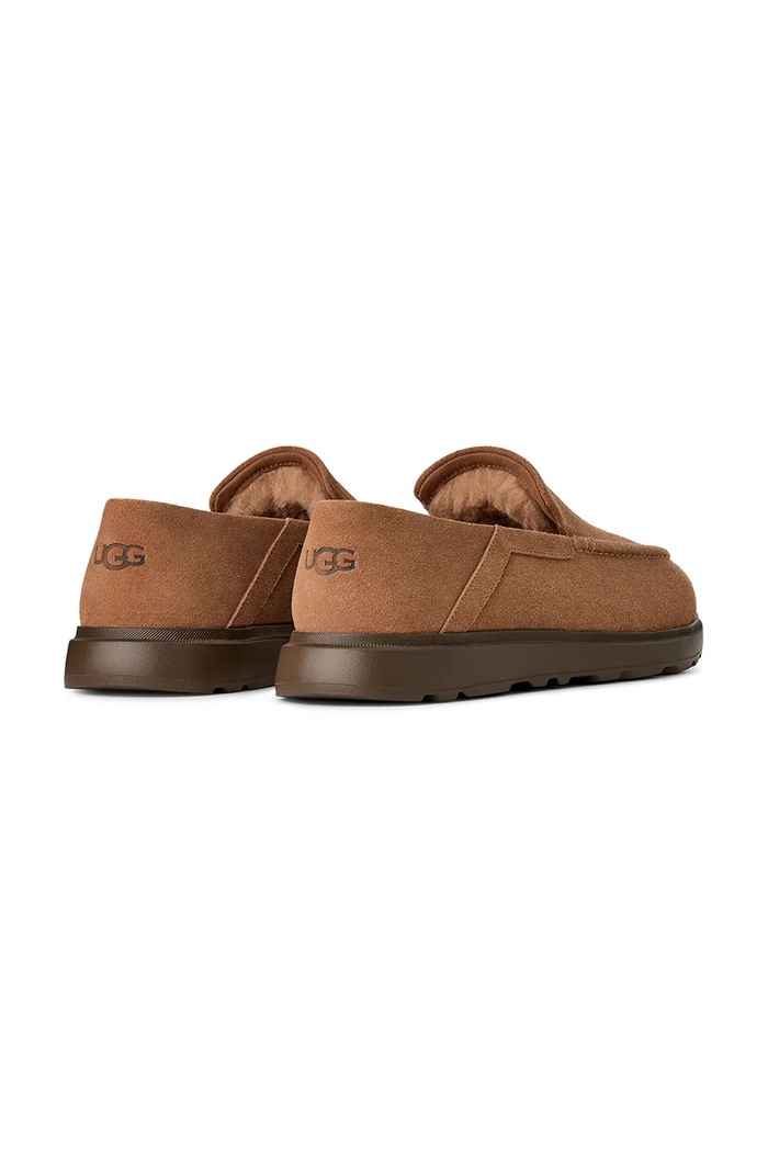 Obuv UGG Loafery pánske semišové M Shep Loafer 1180472.CHE hnedá