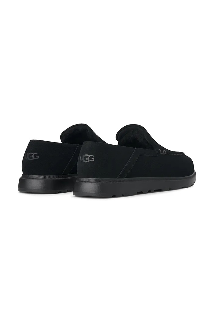Обувки UGG Мокасини мъжки от велур M Shep Loafer 1180472.BLK черен