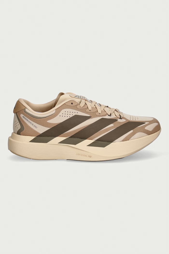 adidas Originals Adizero Evo SL Exo Suede Lightstrikepro sneakersy męskie KI2685 beżowy AW26