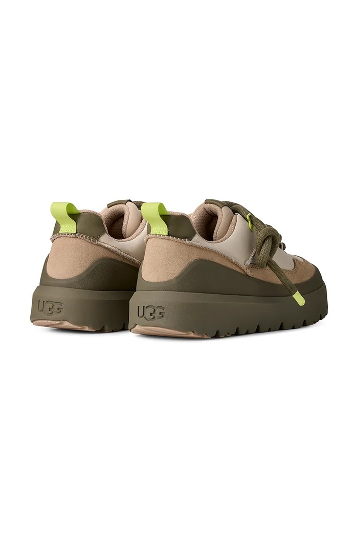 Обувки UGG M Heritage Utility Sneaker маратонки мъжки от кожа 1170910.MRNT зелен