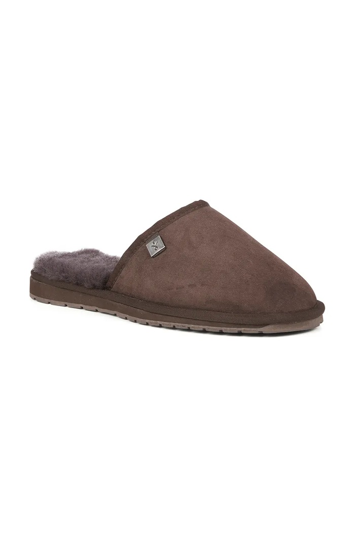 Emu Australia Šľapky pánske semišové Platinum Yamba MP11884.CHOC hnedá AW26