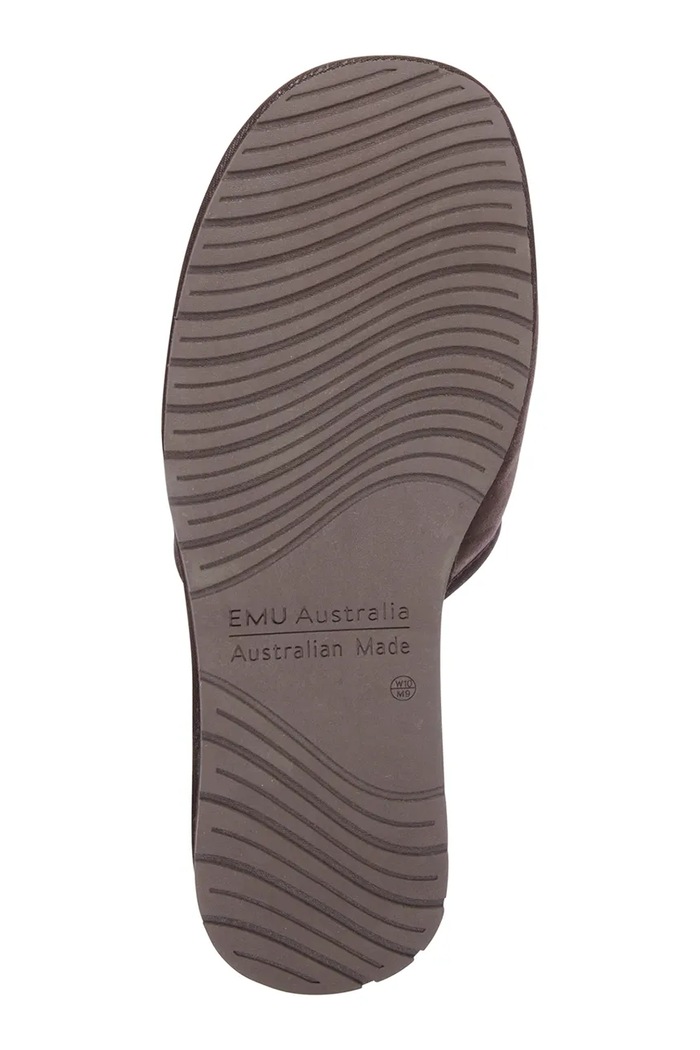 Emu Australia Šľapky pánske semišové Platinum Yamba MP11884.CHOC