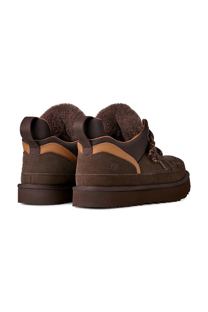 Obuća UGG M Lowmel tenisice za muškarce od brušene kože 1170750.DDC smeđa