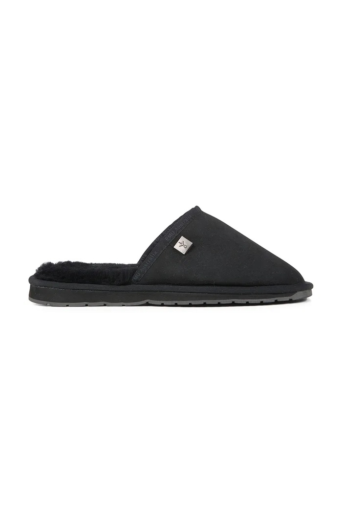 Emu Australia Παντόφλες Ανδρικές nubuck Platinum Yamba μαύρο MP11884.BLAK