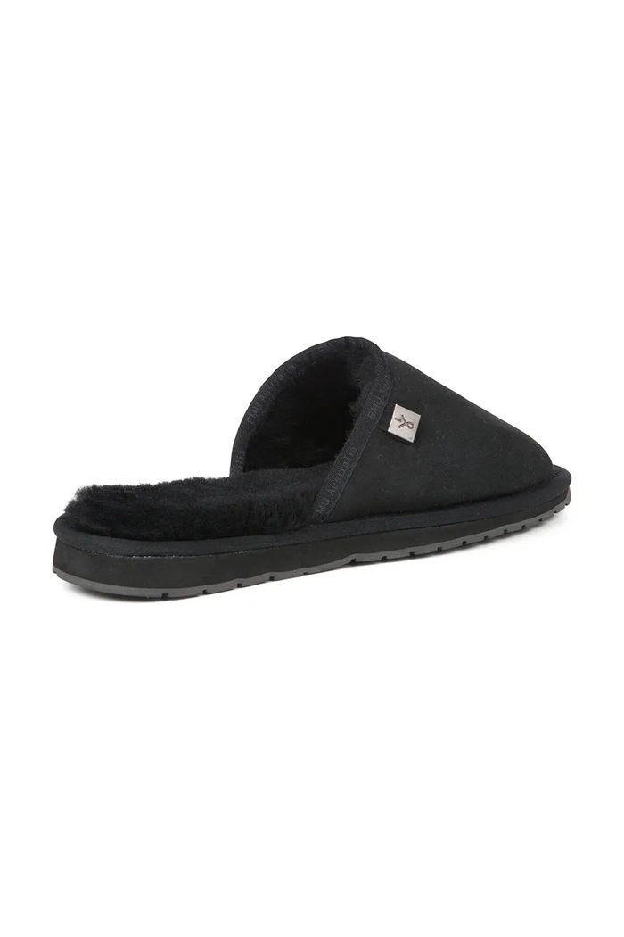 Παπούτσια Emu Australia Παντόφλες Ανδρικές nubuck Platinum Yamba MP11884.BLAK μαύρο
