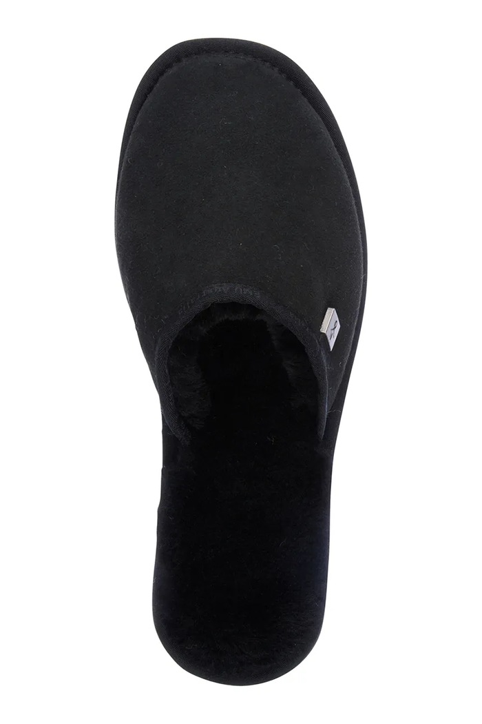Παντόφλες Ανδρικές nubuck Platinum Yamba Emu Australia μαύρο MP11884.BLAK