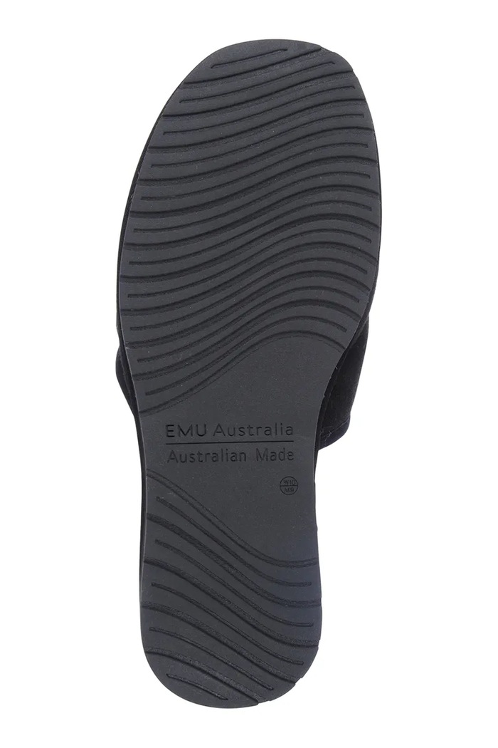 Emu Australia Παντόφλες Ανδρικές nubuck Platinum Yamba MP11884.BLAK